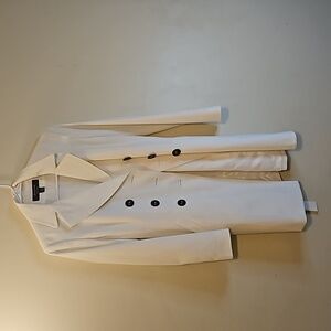 Signature by Larry Levine white trench coat